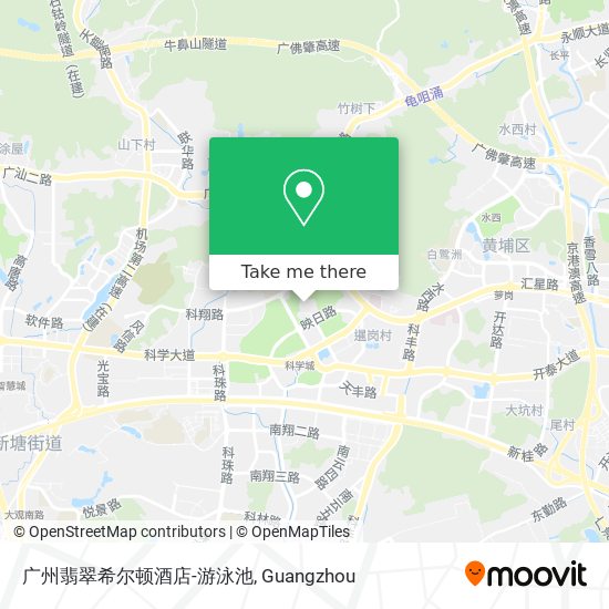 广州翡翠希尔顿酒店-游泳池 map
