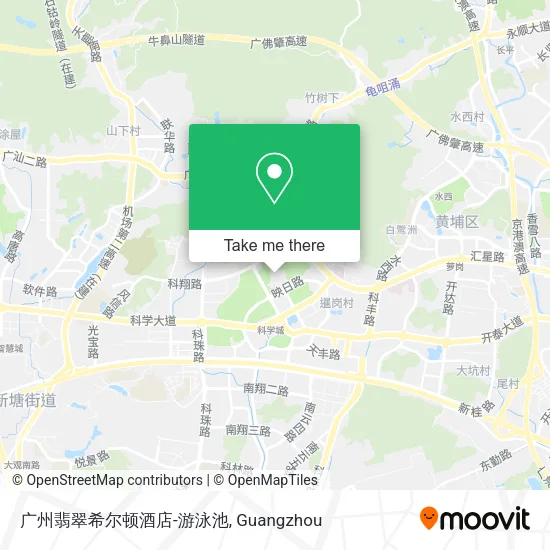 广州翡翠希尔顿酒店-游泳池 map