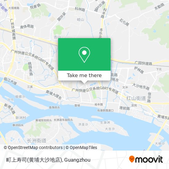 町上寿司(黄埔大沙地店) map