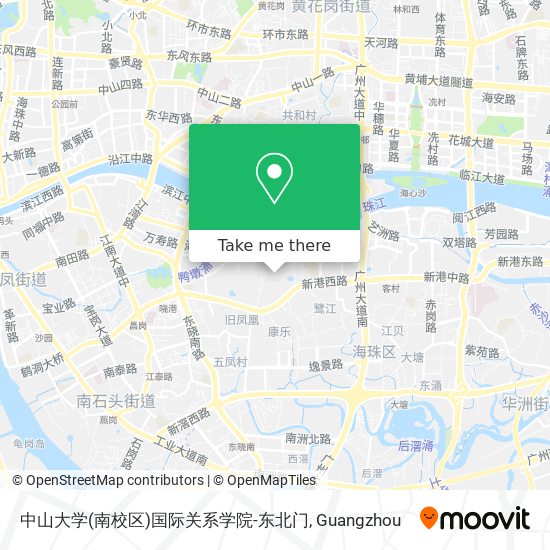 中山大学(南校区)国际关系学院-东北门 map
