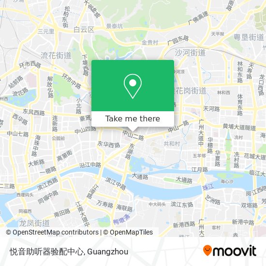 悦音助听器验配中心 map