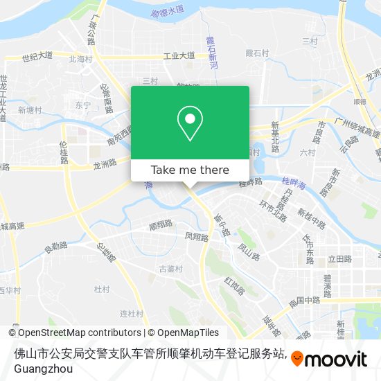 佛山市公安局交警支队车管所顺肇机动车登记服务站 map