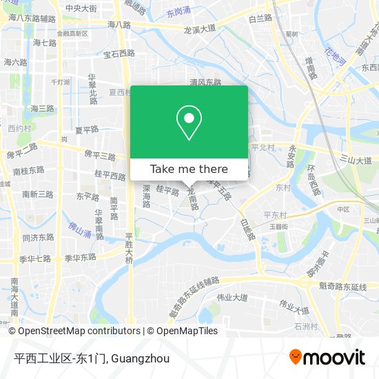 平西工业区-东1门 map