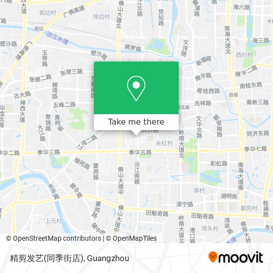 精剪发艺(同季街店) map
