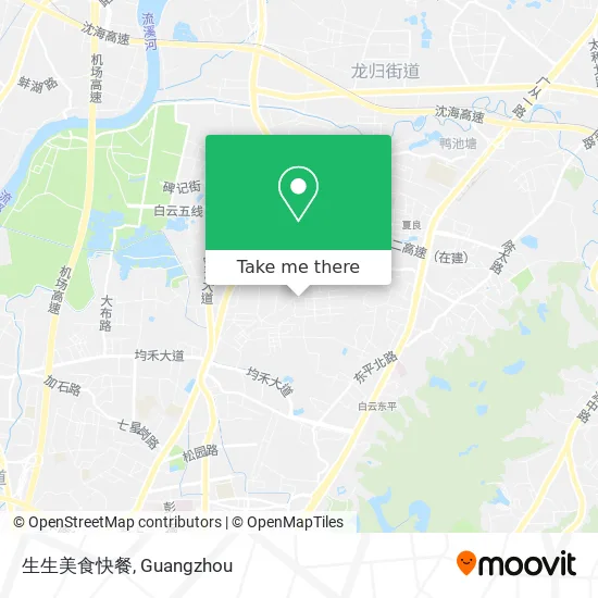生生美食快餐 map