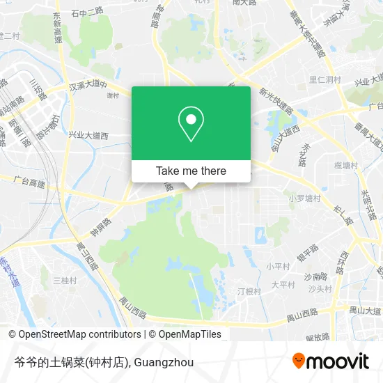 爷爷的土锅菜(钟村店) map