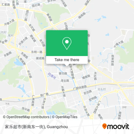 家乐超市(新南东一街) map