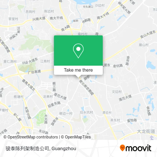 骏泰陈列架制造公司 map