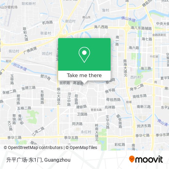 升平广场-东1门 map