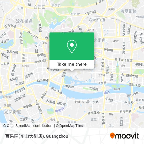 百果园(东山大街店) map
