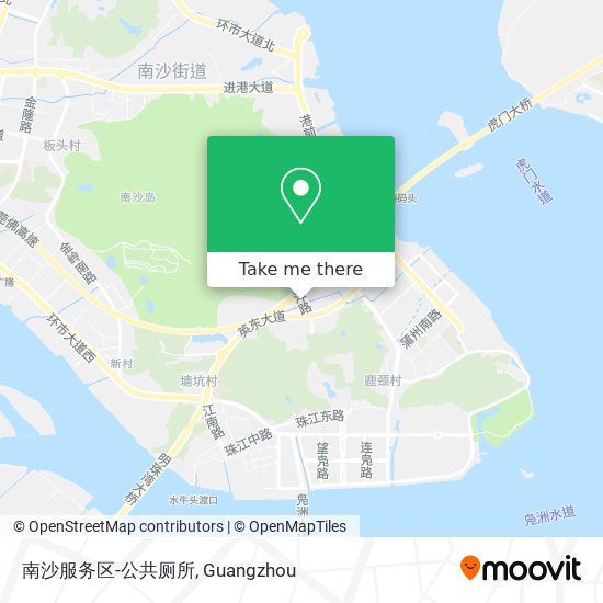 南沙服务区-公共厕所 map
