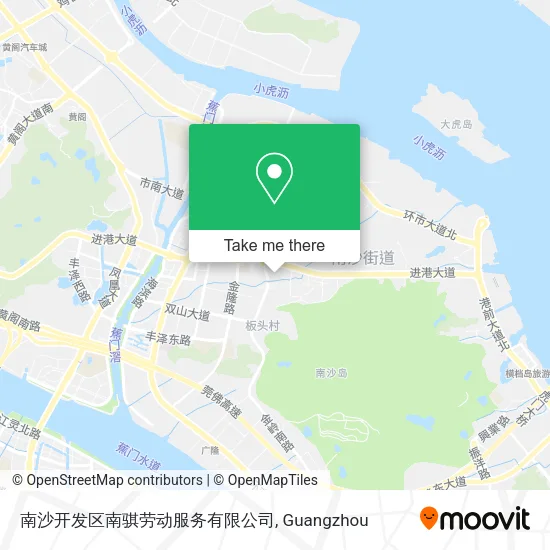 南沙开发区南骐劳动服务有限公司 map