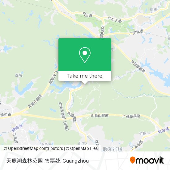 天鹿湖森林公园-售票处 map