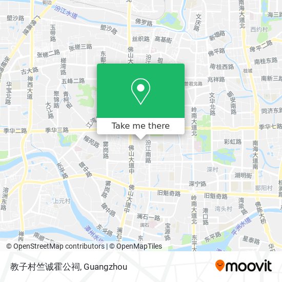 教子村竺诚霍公祠 map