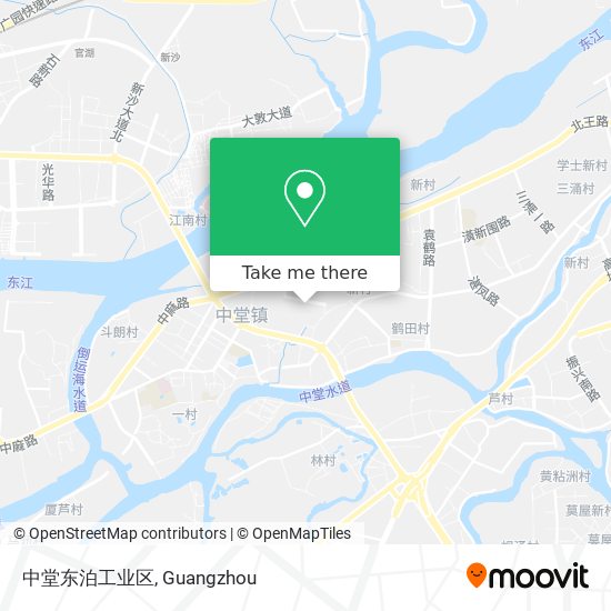中堂东泊工业区 map