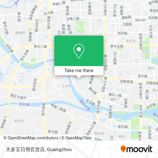 天多宝日用百货店 map