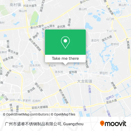 广州市盛睿不锈钢制品有限公司 map