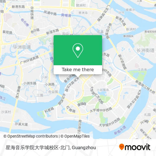 星海音乐学院大学城校区-北门 map