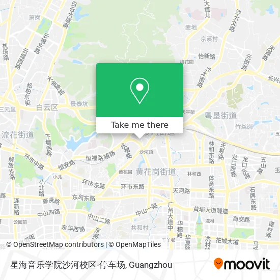 星海音乐学院沙河校区-停车场 map