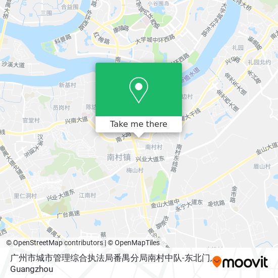 广州市城市管理综合执法局番禺分局南村中队-东北门 map