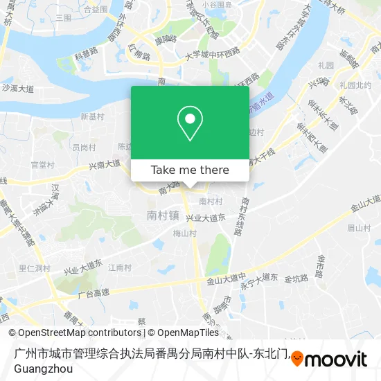 广州市城市管理综合执法局番禺分局南村中队-东北门 map
