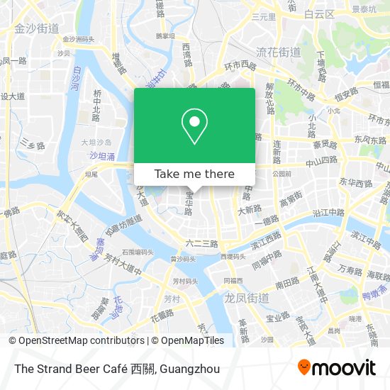 The Strand Beer Café 西關 map