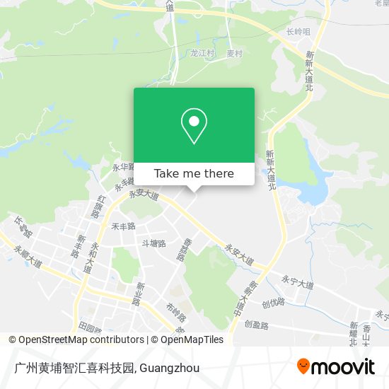 广州黄埔智汇喜科技园 map