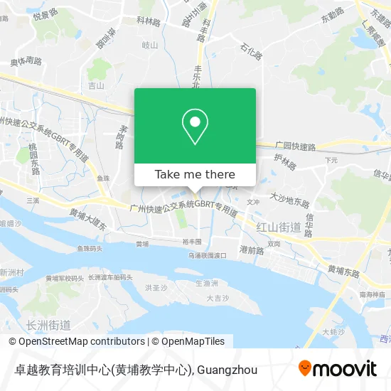 卓越教育培训中心(黄埔教学中心) map