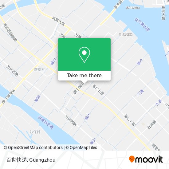 百世快递 map