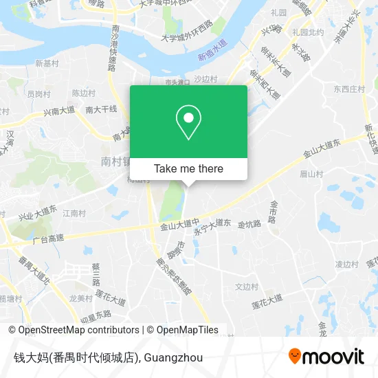钱大妈(番禺时代倾城店) map