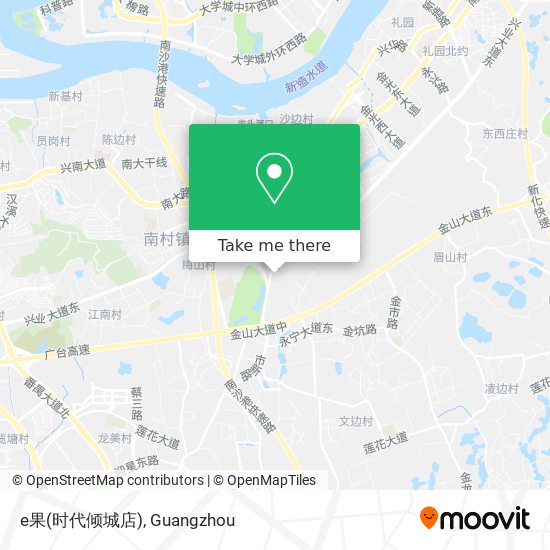 e果(时代倾城店) map