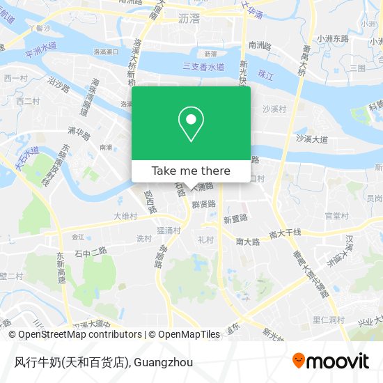 风行牛奶(天和百货店) map