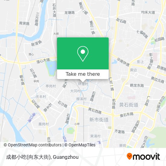成都小吃(向东大街) map