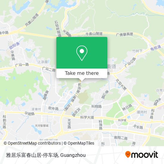 雅居乐富春山居-停车场 map