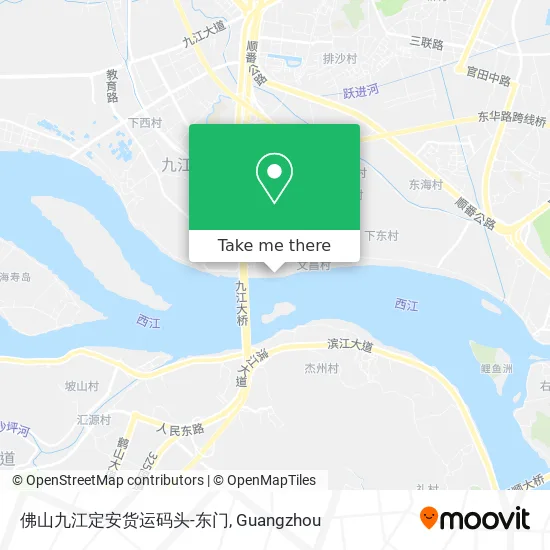 佛山九江定安货运码头-东门 map