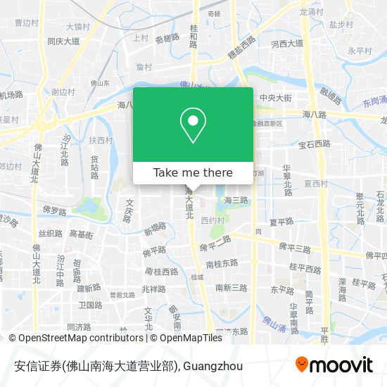 安信证券(佛山南海大道营业部) map