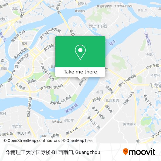 华南理工大学国际楼-B1西南门 map