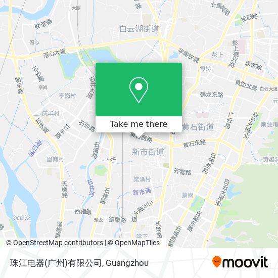珠江电器(广州)有限公司 map