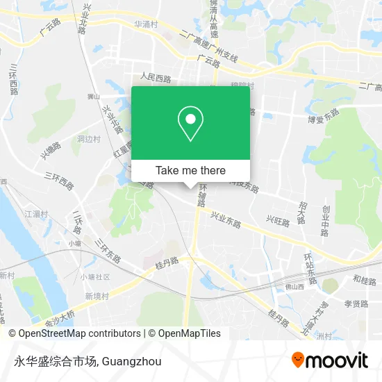 永华盛综合市场 map