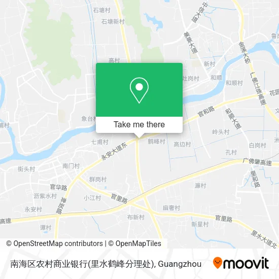 南海区农村商业银行(里水鹤峰分理处) map