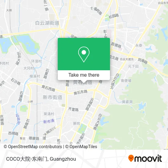 COCO大院-东南门 map