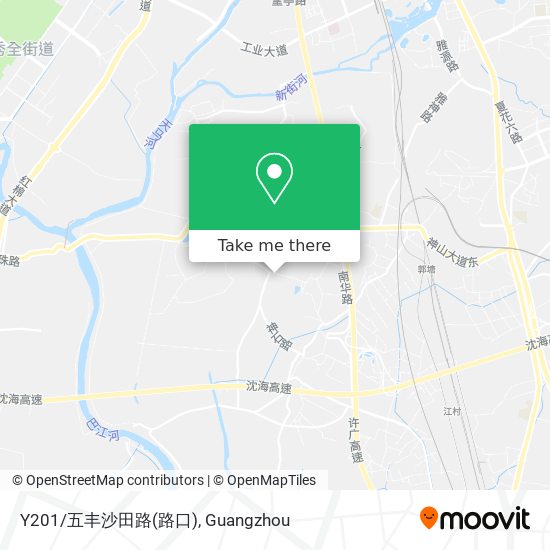 Y201/五丰沙田路(路口) map