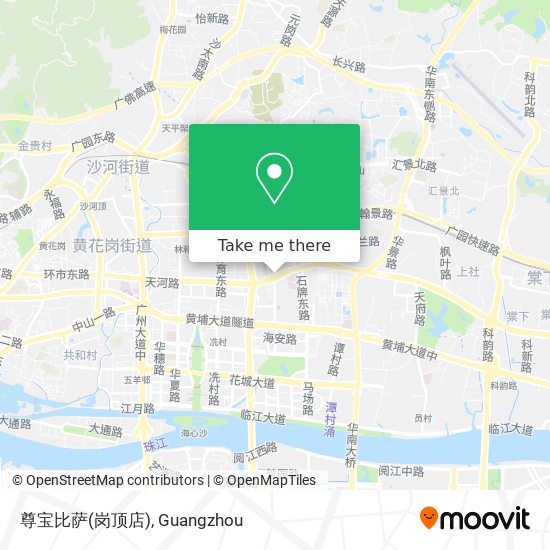尊宝比萨(岗顶店) map