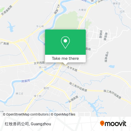 红牧兽药公司 map