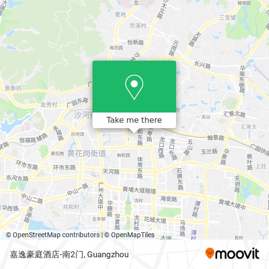 嘉逸豪庭酒店-南2门 map