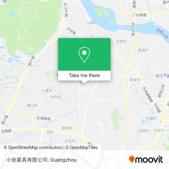 小坐家具有限公司 map