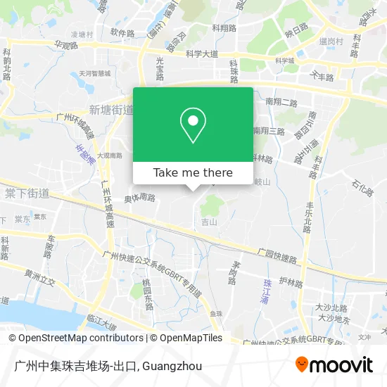 广州中集珠吉堆场-出口 map