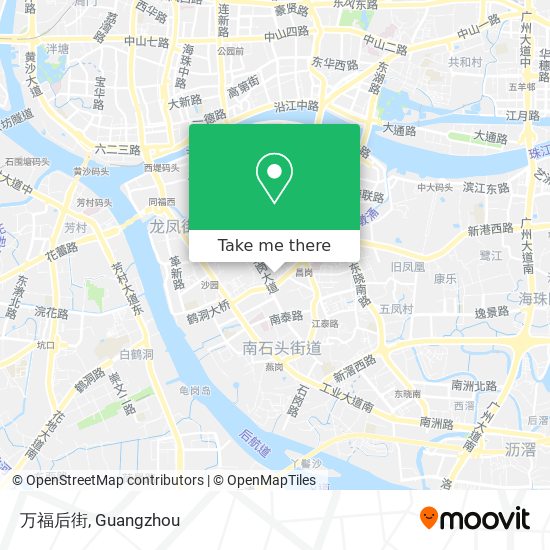 万福后街 map
