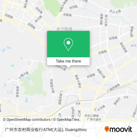 广州市农村商业银行ATM(大远) map