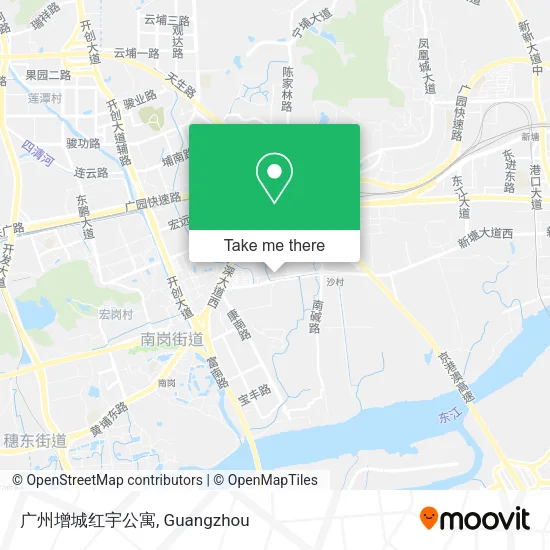 广州增城红宇公寓 map